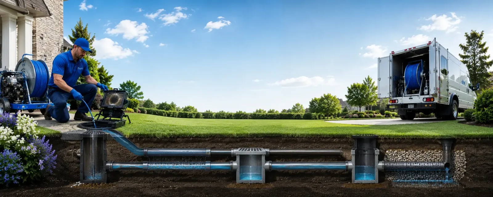 Outdoor drain cleaning information for Rockbridge Baths, VA